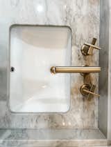 Braun sink faucet with decorative X handles