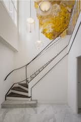 Staircase with Claudy Jongstra wool art piece 