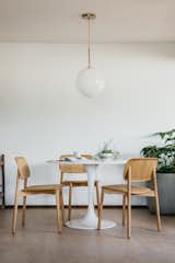 "The layout of the kitchen was reworked using the existing square footage allowing the space to function more generously without removing any walls."