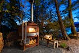 Corten steel pizza oven