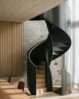 Staircase, Wood Tread, Metal Tread, and Wood Railing  Photo 11 of 16 in House Be by a2o architecten