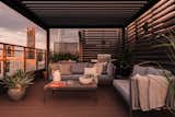 Outdoor, Rooftop, Metal Fences, Wall, Decking Patio, Porch, Deck, and Post Lighting  Photo 1 of 15 in Mennica Penthouse by Sylwia Chwat