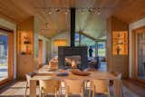 Two-Sided Fireplace Between Dining and Living Rooms