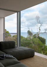 The family enjoy watching black cockatoos and other wildlife like wallabies, kangaroos and seals from their sofa.