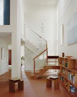 Retaining original features like the staircase and terra-cotta tiles has given the refreshed home a sense of age, says Angela. "It's a nice, grounded feeling.