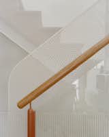 A metal balustrade was a simple solution to upgrade the existing stair.