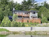 Exterior, Shingles Roof Material, Wood Siding Material, and Beach House Building Type Waterside   Photo 1 of 7 in Lake Champlain Open Concept Lake House by JoAnna Giltner