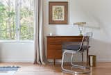 Loft bedroom office corner with views and Chagal reproduction