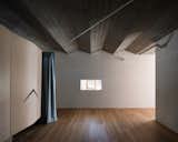 Bedroom, Ceiling Lighting, Medium Hardwood Floor, and Wardrobe  Photo 18 of 35 in House in Zbraslav by Alex Shoots Buildings