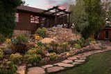 Rustic Santa Barbara backyard - Yard design by Yardzen, Installation by EcoLawn SB