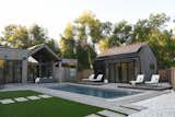 Outdoor, Large Pools, Tubs, Shower, Back Yard, and Vertical Fences, Wall Modern backyard for Boulder, CO family   Photo 3 of 13 in Modern Boulder Backyard with Pool House by Yardzen