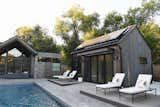 Outdoor, Large Pools, Tubs, Shower, Large Patio, Porch, Deck, Back Yard, and Shower Pools, Tubs, Shower Modern backyard for Boulder, CO family   Photo 6 of 13 in Modern Boulder Backyard with Pool House by Yardzen