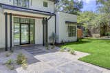 Front Entrance has Soothing Views of Pool to Inspire a Sense of Cool and Calm to Abate the Texas Heat