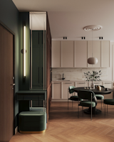 Kitchen  Photo 1 of 20 in Neoclassical apartments in Warsaw by Sence Architects by SENCE ARCHITECTS