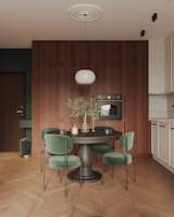 Kitchen  Photo 4 of 20 in Neoclassical apartments in Warsaw by Sence Architects by SENCE ARCHITECTS