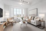 Living Room  Photo 9 of 16 in Comfortable, Contemporary Living: High Street Rowhomes at Southlands by PUBLiSH