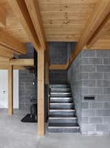 Staircase and Metal Tread  Photo 14 of 25 in House That Opens Up to the Sun by Stempel Tesar architects