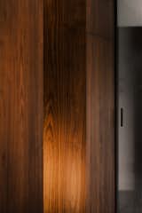 Hallway  Photo 18 of 37 in Park view apartment where walnut wood plays a leading role by LBWA