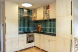 Custom built kitchen to maximize efficency made with sustaibable poplar plywood