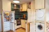 Kitchen, Refrigerator, and Ceramic Tile Backsplashe Built in high efficiency appliances  Photo 6 of 22 in Delft Eco-Apartment by Michael Quirk