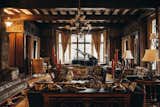 Living Room, Chair, Medium Hardwood Floor, Pendant Lighting, and Sofa  Photo 4 of 8 in Greystone Mountain Estate by Fantastic Frank