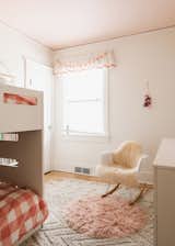 Kids Room, Desk, Bunks, Bedroom Room Type, Medium Hardwood Floor, Toddler Age, Rockers, and Chair  Photo 9 of 13 in Park Hill Bungalow by Fantastic Frank