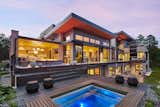 Exterior patio and hot tub