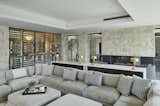 Lower Level Living Room & Wine Cellar
