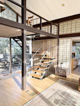 Staircase in Midcentury Home in Montclair by Edward Durell Stone