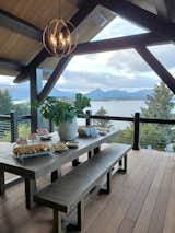 Covered porch off the dining room