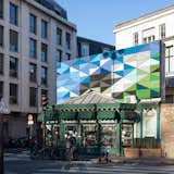 Exterior, Tile Roof Material, Green Siding Material, Green Roof Material, and Glass Siding Material  Photo 7 of 8 in Embellir Paris by Aldric Beckmann Architectes