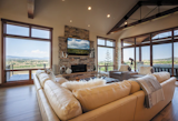 Living space   Photo 4 of 5 in A Smart Home at the Peak Mountainside Living by Hunter Douglas Custom Integrator Program