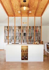 Foyer bar showing record shelving beyond