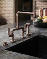 Copper Kitchen Faucet Detail by Bond Design Company