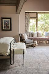Pink Vintage Bedroom by Bond Design Company