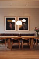 Dining Room, Table, Pendant Lighting, and Light Hardwood Floor Dining Room  Photo 14 of 30 in Historic Canal Home in Amsterdam by Amy Deutcher
