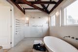Bath Room, Vessel Sink, One Piece Toilet, Soaking Tub, Accent Lighting, Open Shower, and Freestanding Tub Master Bathroom   Photo 19 of 30 in Historic Canal Home in Amsterdam by Amy Deutcher