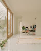 Living Room and Bookcase  Photo 3 of 10 in House and Atelier among the Foothills of Buda by GUBAHÁMORI