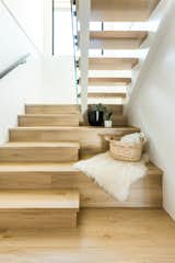 Custom open riser stairs