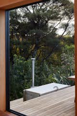 Outdoor, Small Pools, Tubs, Shower, Wood Patio, Porch, Deck, and Trees  Photo 10 of 47 in Anawhata House by Paul Davidson