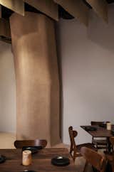 Dining Room, Chair, Ceiling Lighting, Table, and Concrete Floor  Photo 11 of 16 in SOL Mexican Cocina by Douglas Hanson