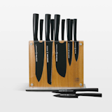 Schmidt Brothers Cutlery Jet Black 12-Piece Knife Set