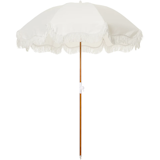 Business & Pleasure Co. Holiday Beach Umbrella, Antique White