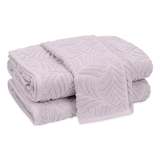 Matouk Sonia Leaf Jacquard Cotton Hand Towel