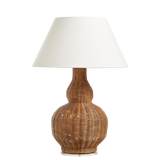 OKA Calabash Rattan Table Lamp - Natural