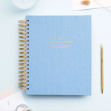Day Designer 
2023-24 Daily Planner: Chambray Bookcloth