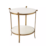 Serena & Lily St. Germain Stone Side Table