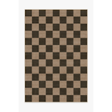 Ruggable Checkerboard Soft Black Re-Jute Rug