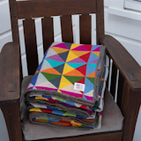 Modern Loom Jubilee Wool Throw Blanket in Multicolor