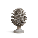 OKA Takayna Decorative Pine Cone, Small – Gray